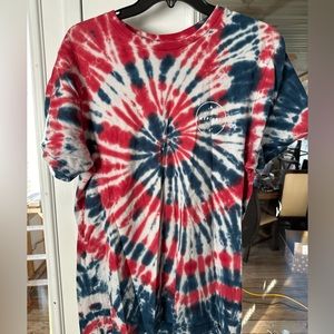 Rip curl - tie-die 4th of July T-shirt
